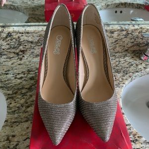 Gold/Silver Carlos Santana Heels